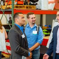 Guests at the Engineering Design Project Preview Event